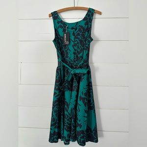 MissJoy Green and Black Dress Size Medium